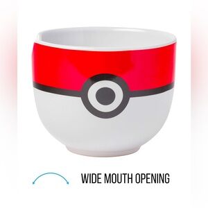 Pokemon Pokeball Ramen Bowl With Chopsticks